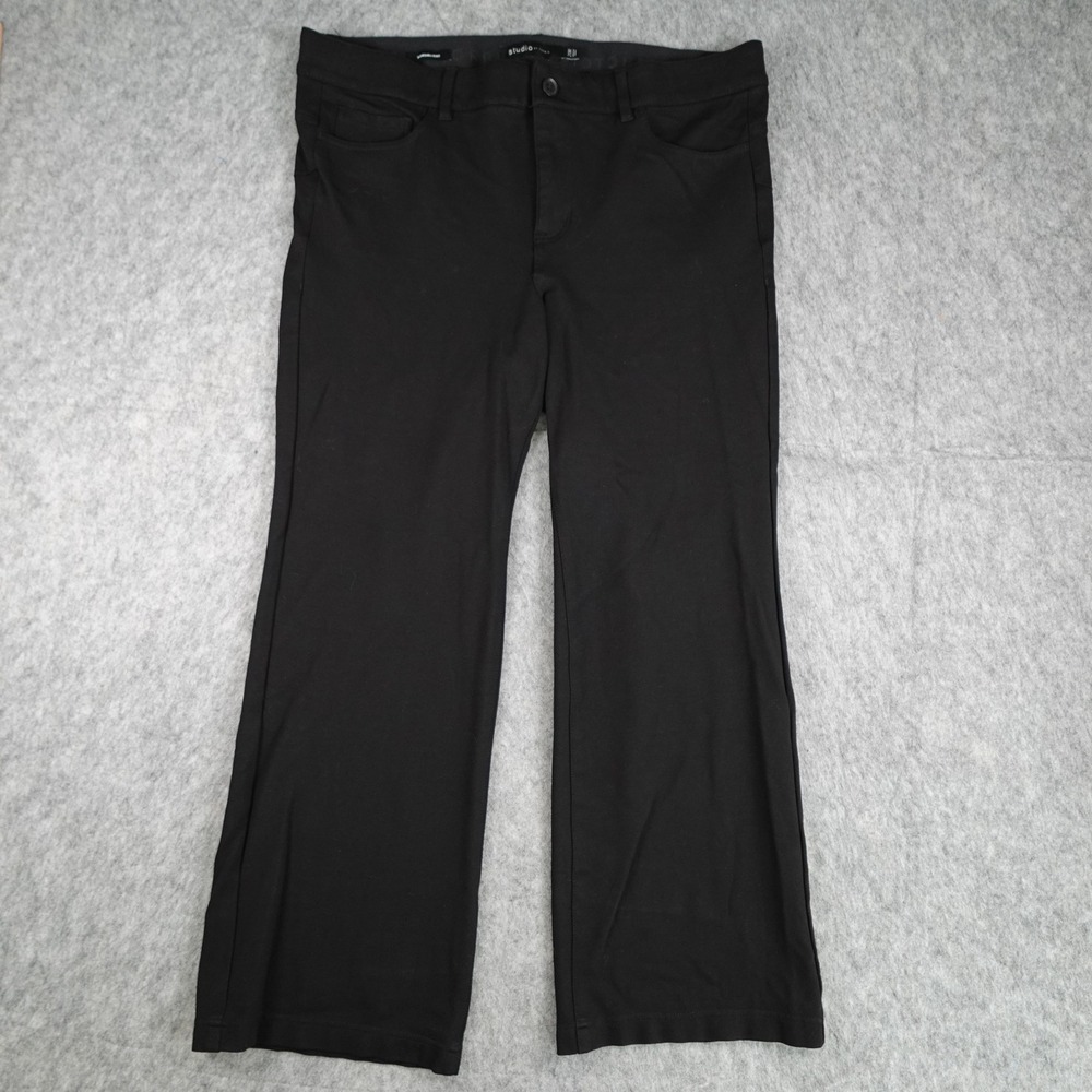 Torrid Pants Women 20 Black Studio Bombshell Boot Workwear Stretch Career